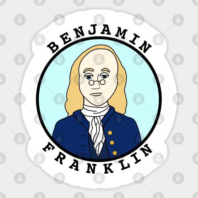 Ben Franklin Sticker by Aeriskate